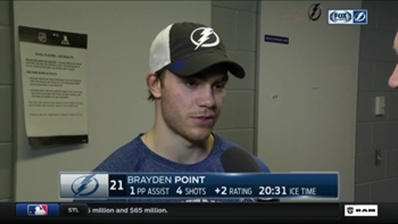 Brayden Point: 'You've just gotta stay in the moment'