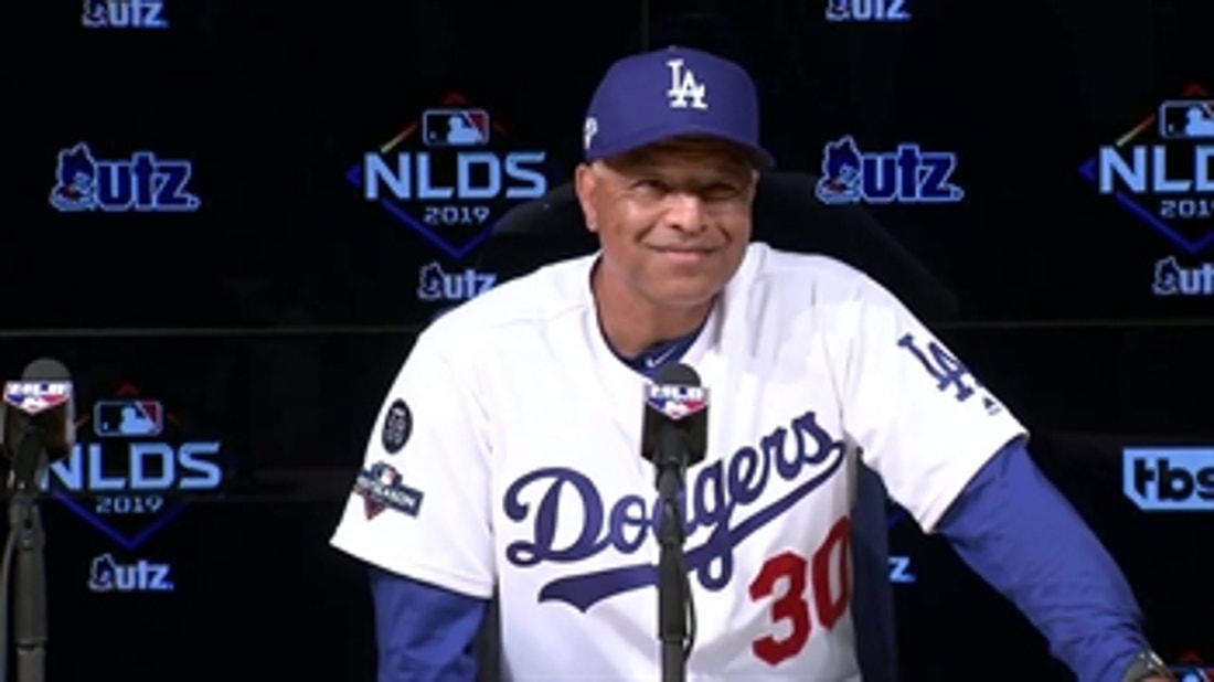 Dave Roberts on Gavin Lux homer in first-ever playoff at bat: 'I'm happy for him'