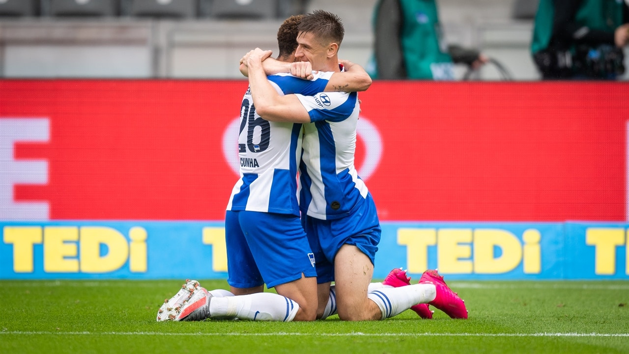 Leverkusen fall to Hertha Berlin 2-0 hurting chances for Champions League qualification
