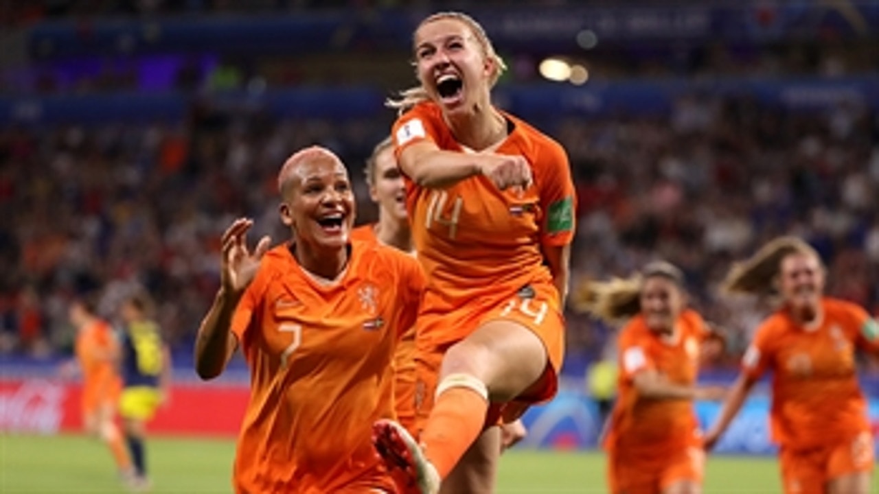 Netherlands score on a beautiful extra-time strike for a 1-0 lead vs. Sweden ' 2019 FIFA Women's World Cup™
