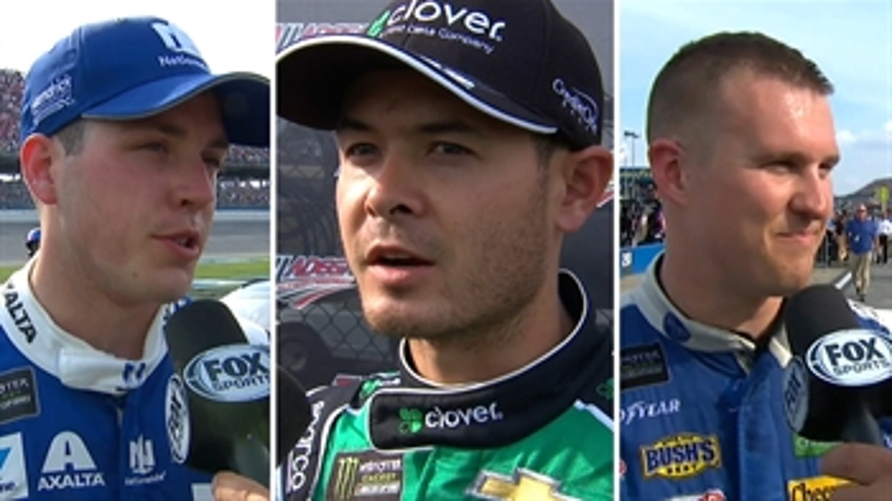 Alex Bowman, Kyle Larson and Ryan Preece discuss Talladega ' INTERVIEWS ' NASCAR ON FOX