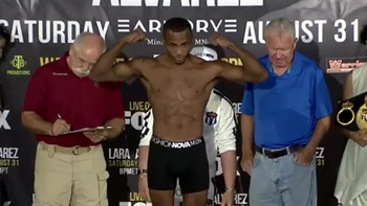 PBC on FOX fight night weigh-ins Lara vs Alvarez from Minneapolis, MN