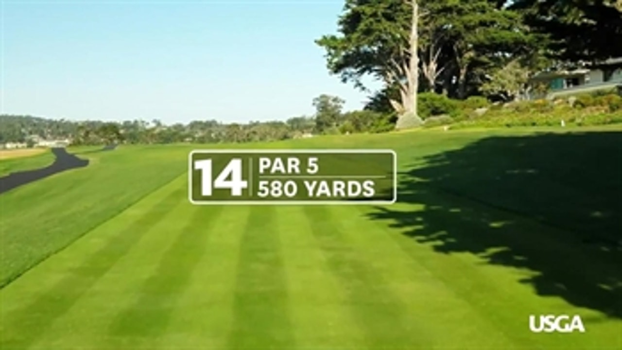 2019 U.S. Open at Pebble Beach: Hole 13