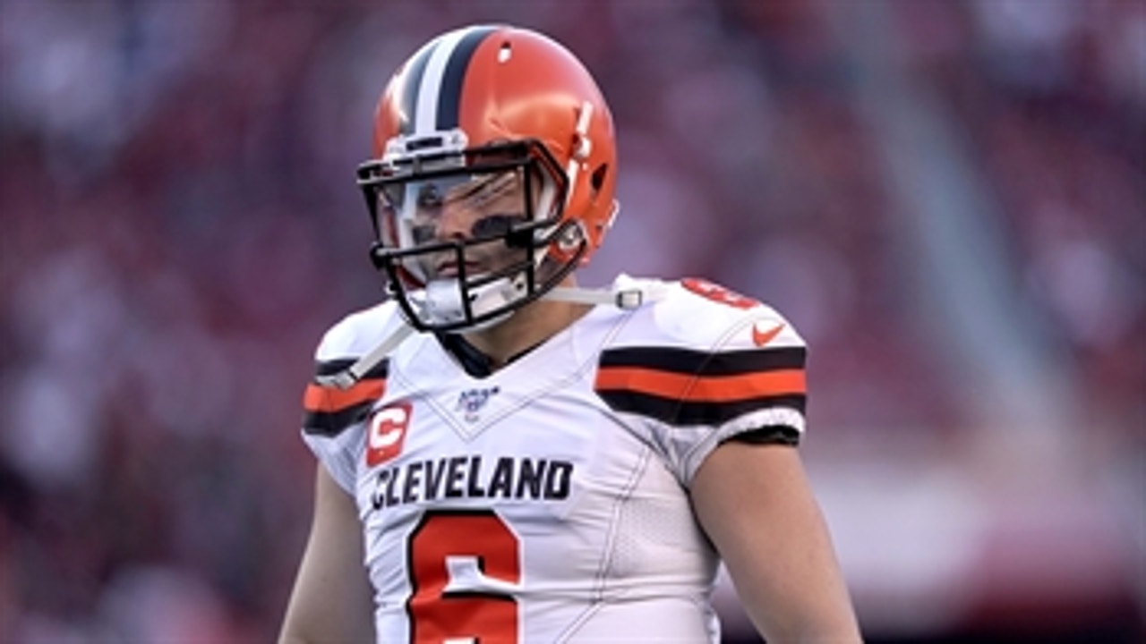 Nick Wright on Baker Mayfield leading NFL's interception list: 'The list Baker is on is a bad one'