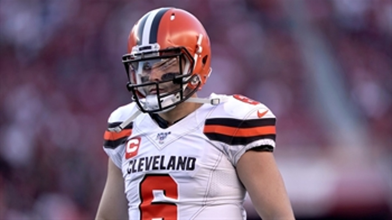 Nick Wright on Baker Mayfield leading NFL's interception list: 'The list Baker is on is a bad one'