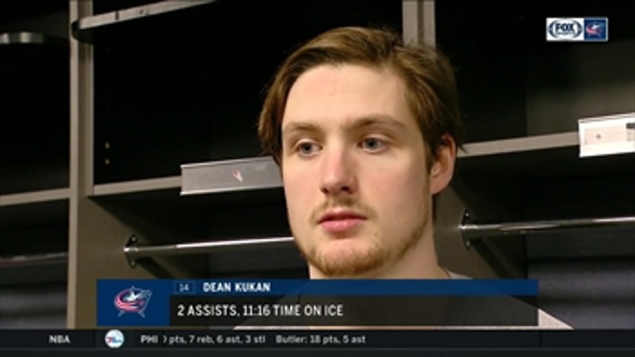 Dean Kukan picks up two assists against the Avalanche