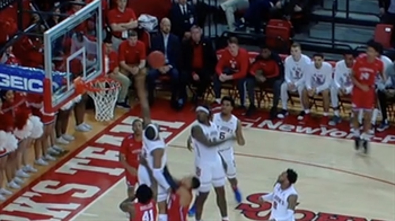 St. John's Marvin Clark II registers three blocks in 5 minutes