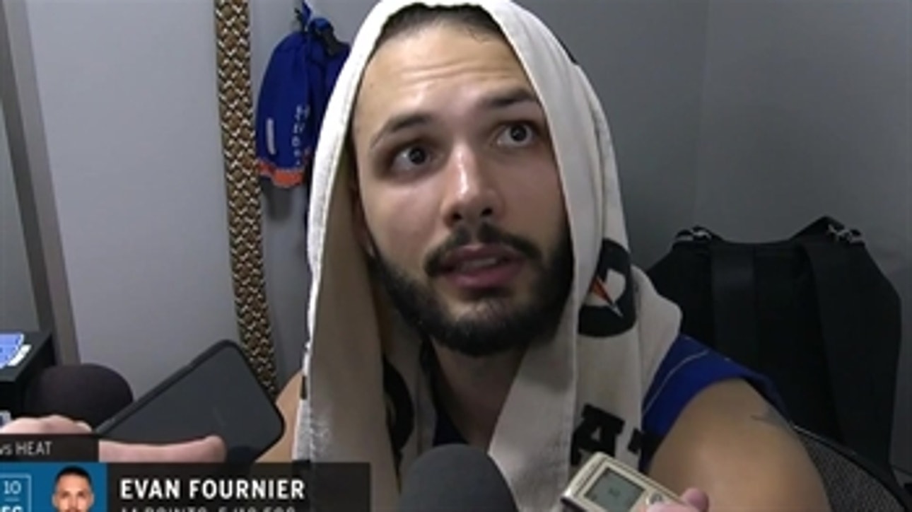Evan Fournier discusses how momentum changed Tuesday