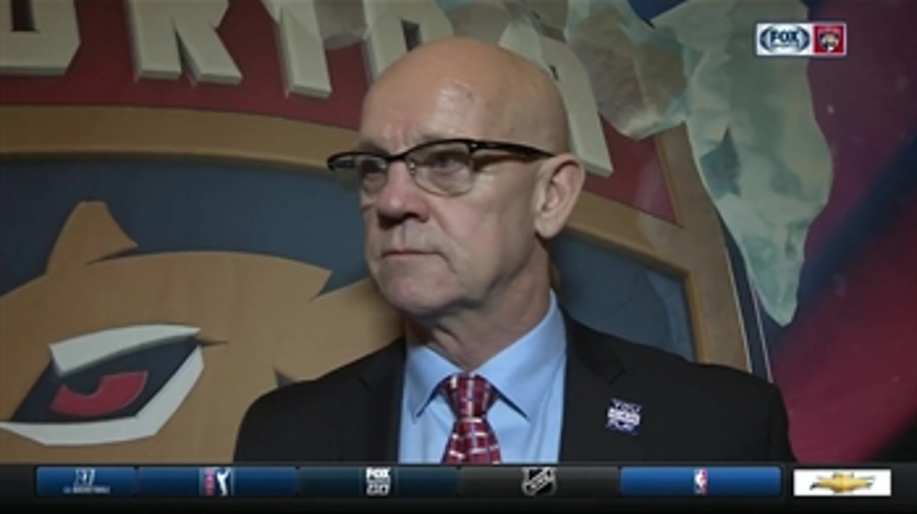 Tom Rowe -- Florida Panthers postgame press conference