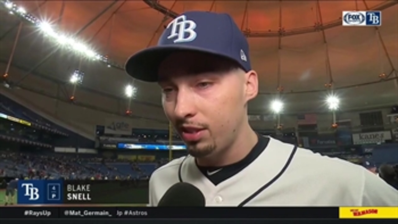 ALDS Game 4: Blake Snell on coming in as reliever vs. Astros