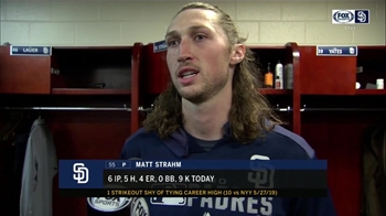 Padres starter Matt Strahm reflects on his outing vs. the O's