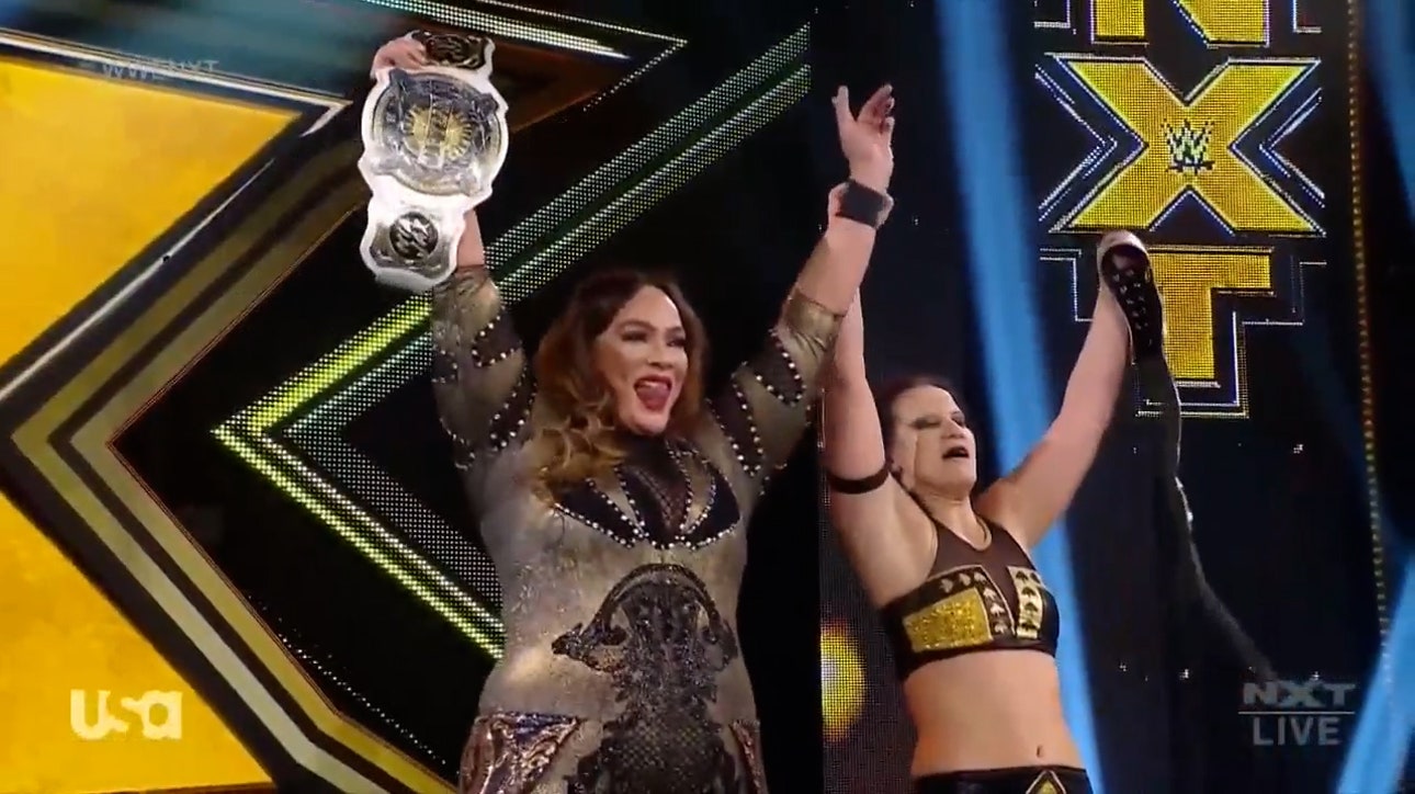 Nia Jax and Shayna Baszler defend Tag Team Titles against Raquel Gonzalez & Dakota Kai