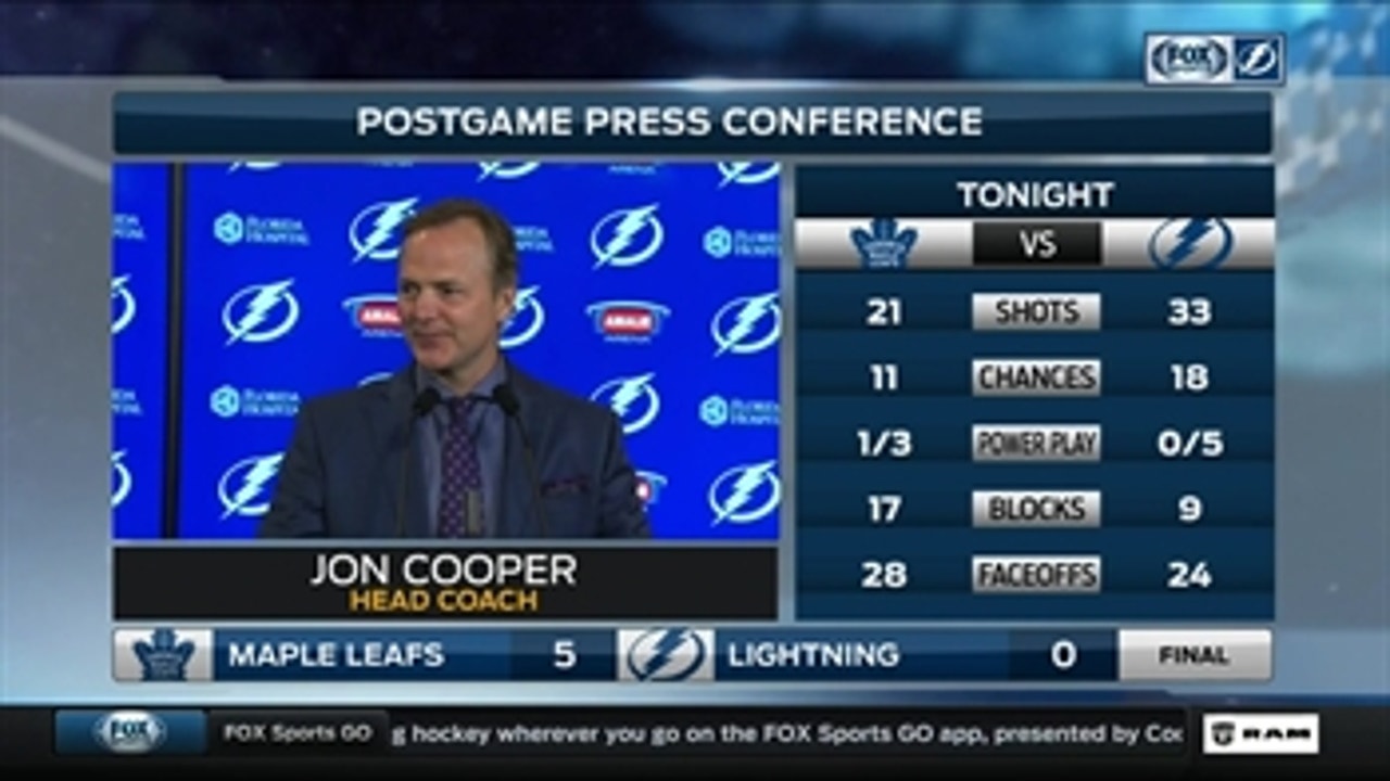 Jon Cooper: We have to turn the page and move on