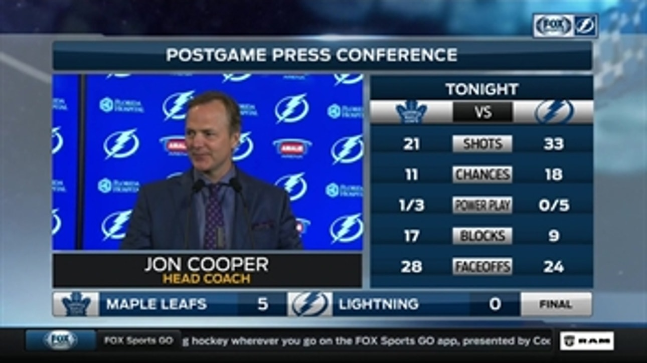 Jon Cooper: We have to turn the page and move on