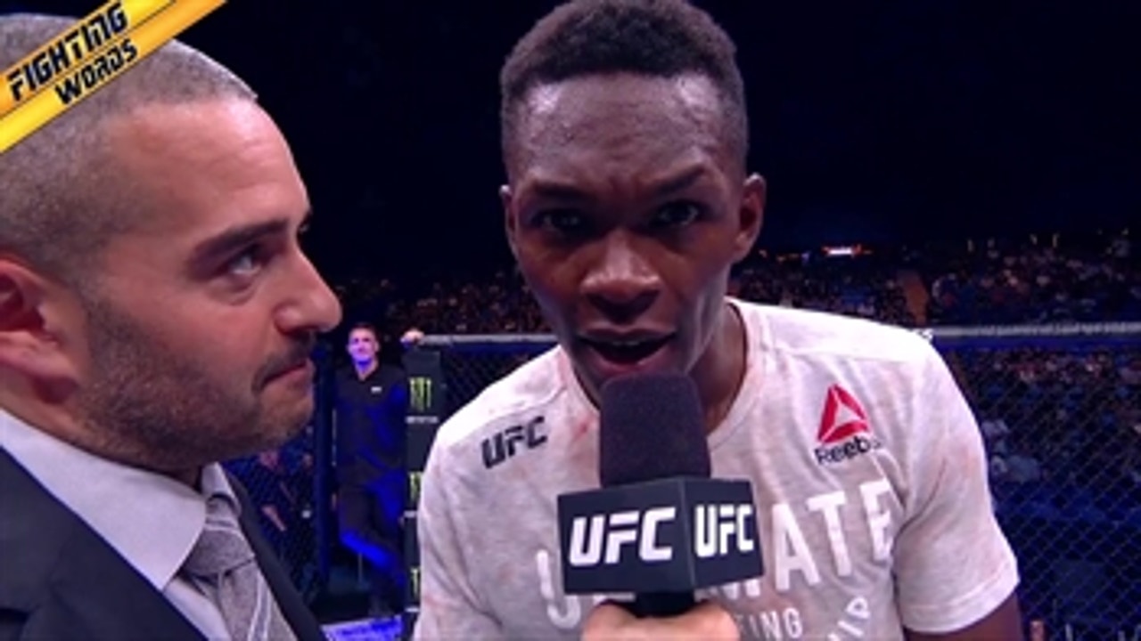 Israel Adesanya says he's the new dog in the middleweight division ' FIGHTING WORDS