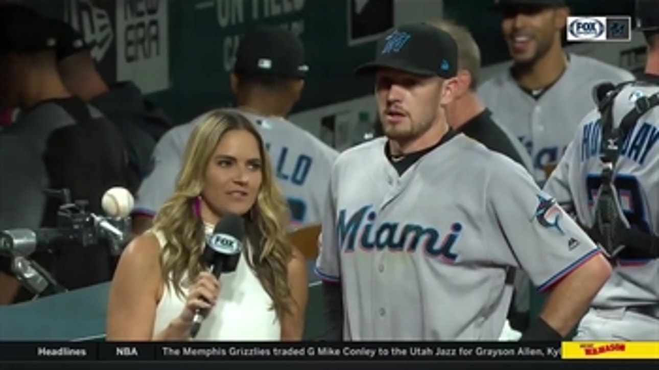 JT Riddle talks about his go-ahead 2-run home run in extra innings