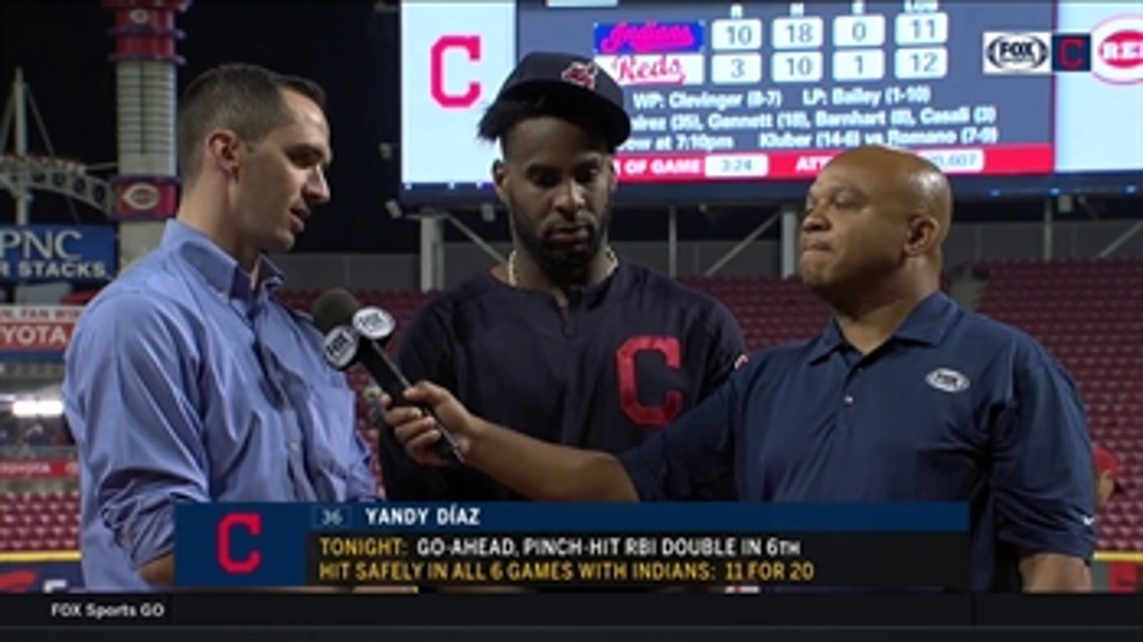 Yandy Diaz keeping positive attitude despite back-and-forth movement