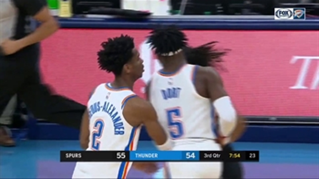 HIGHLIGHTS: Shai Gilgeous-Alexander with the Step-Back 3