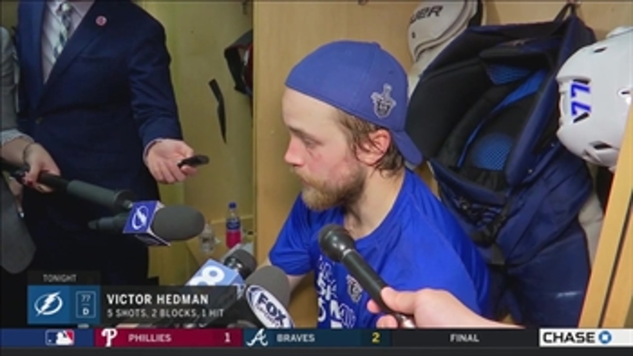 Victor Hedman: We lost our discipline a little in the 3rd