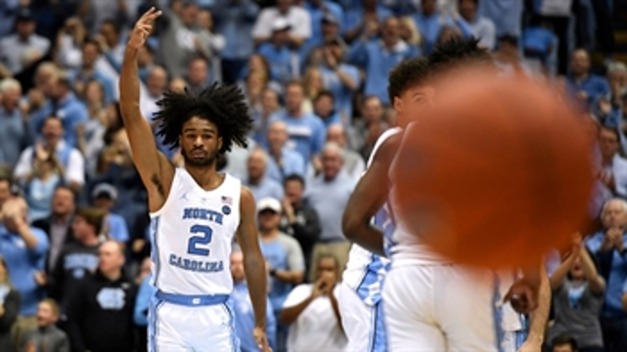 Freshman Coby White drops 33 points in the No.8 Tar Heels victory over the Hurricanes