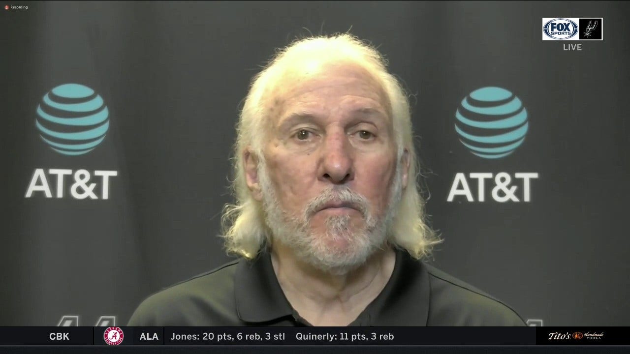 Popovich on Walker's Career Night: "He had a great game" | Spurs Live