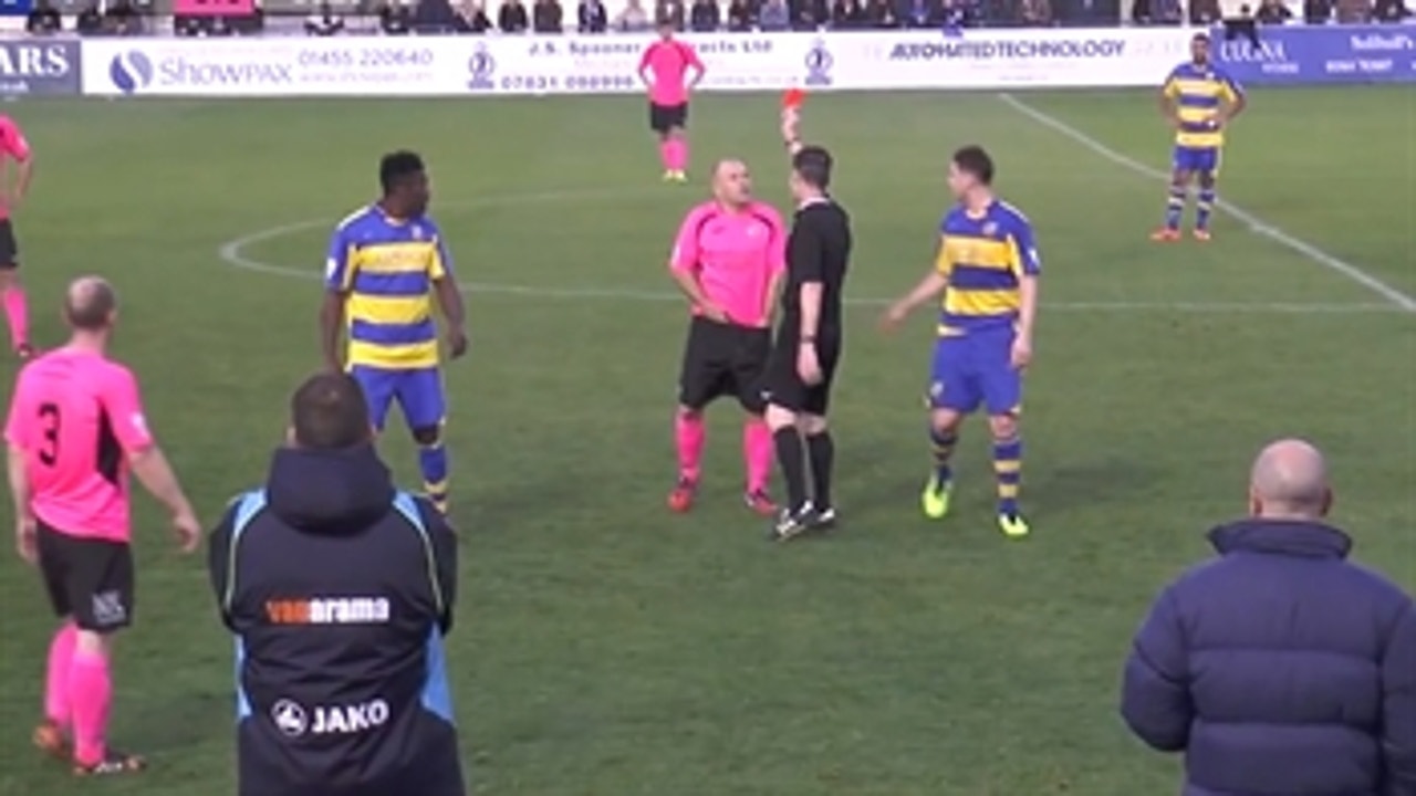 We can't figure out why this strange red card was issued