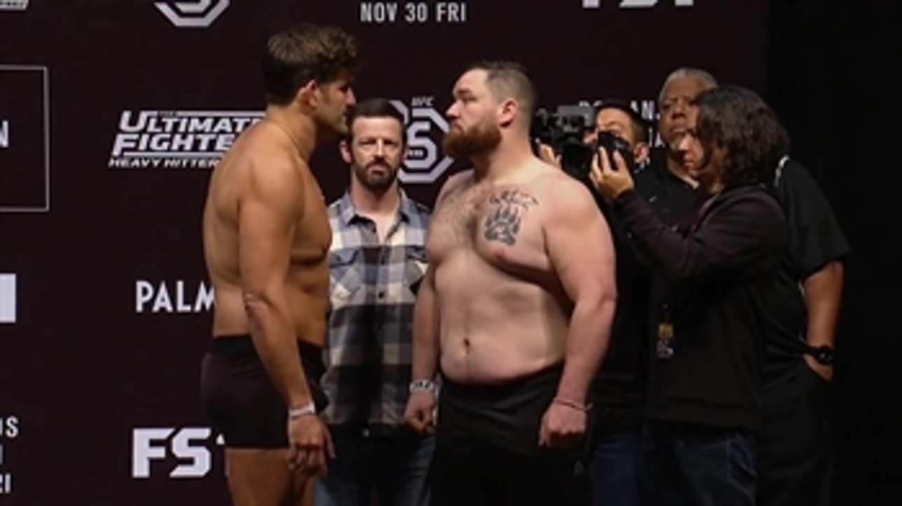 Juan Francisco Dieppa vs Justin Frazier | WEIGH- INS | FACE-OFF | TUF FINALE