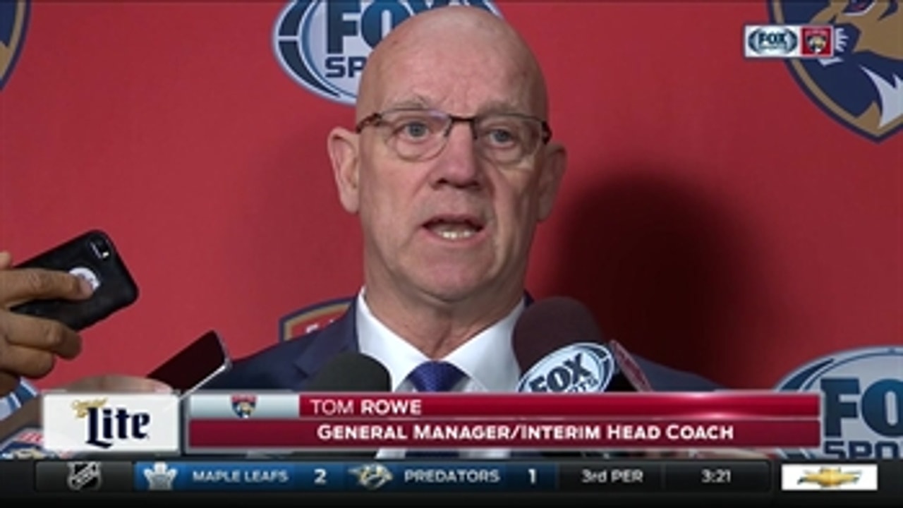Tom Rowe: 'Didn't handle pressure or speed of Canadiens'