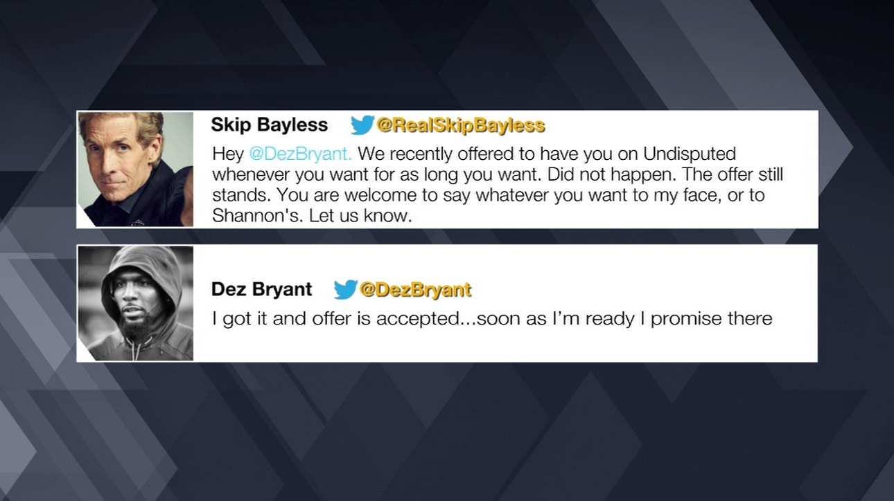 Skip Bayless responds to Dez Bryant's tweet