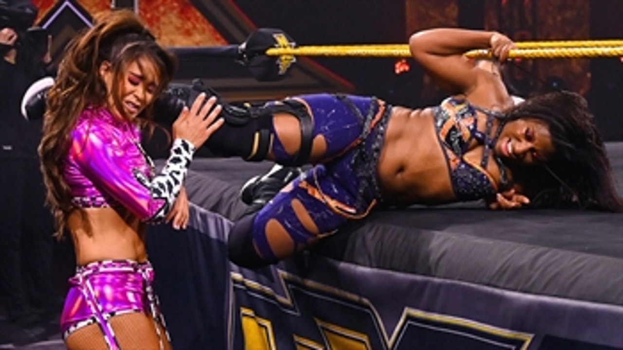Ember Moon w/Shotzi Blackheart vs. Aliyah w/Robert Stone & Jessi Kamea: WWE NXT, March 3, 2021