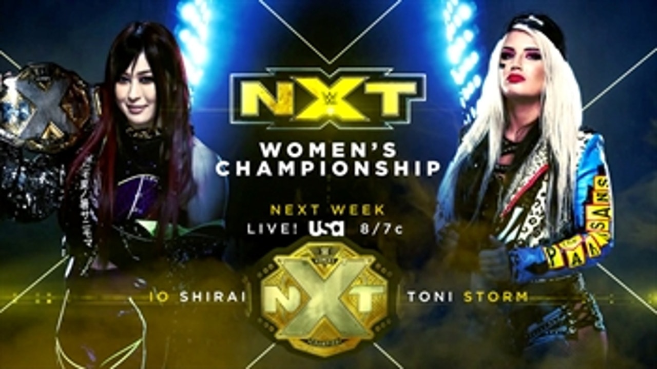 Io Shirai and Toni Storm break down next week's clash: WWE NXT, March 3, 2021