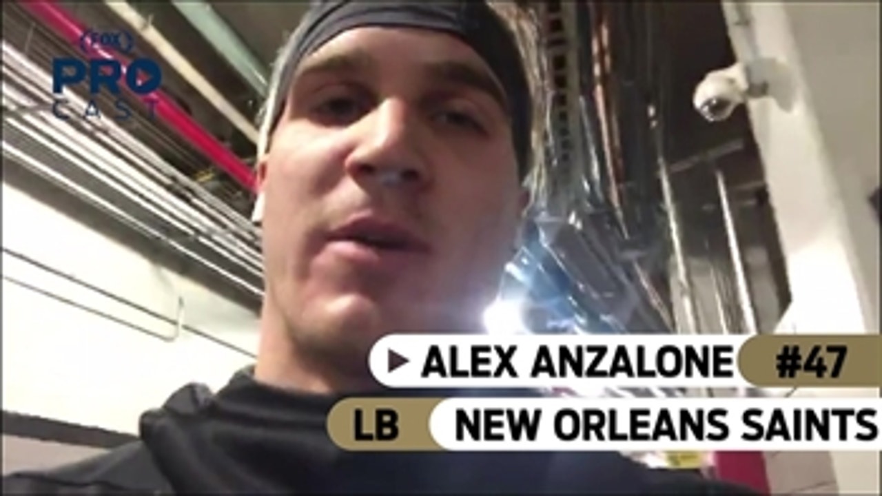 'The 'Dome's gonna be rocking': Saints LB Alex Anzalone is pumped before taking on the Eagles