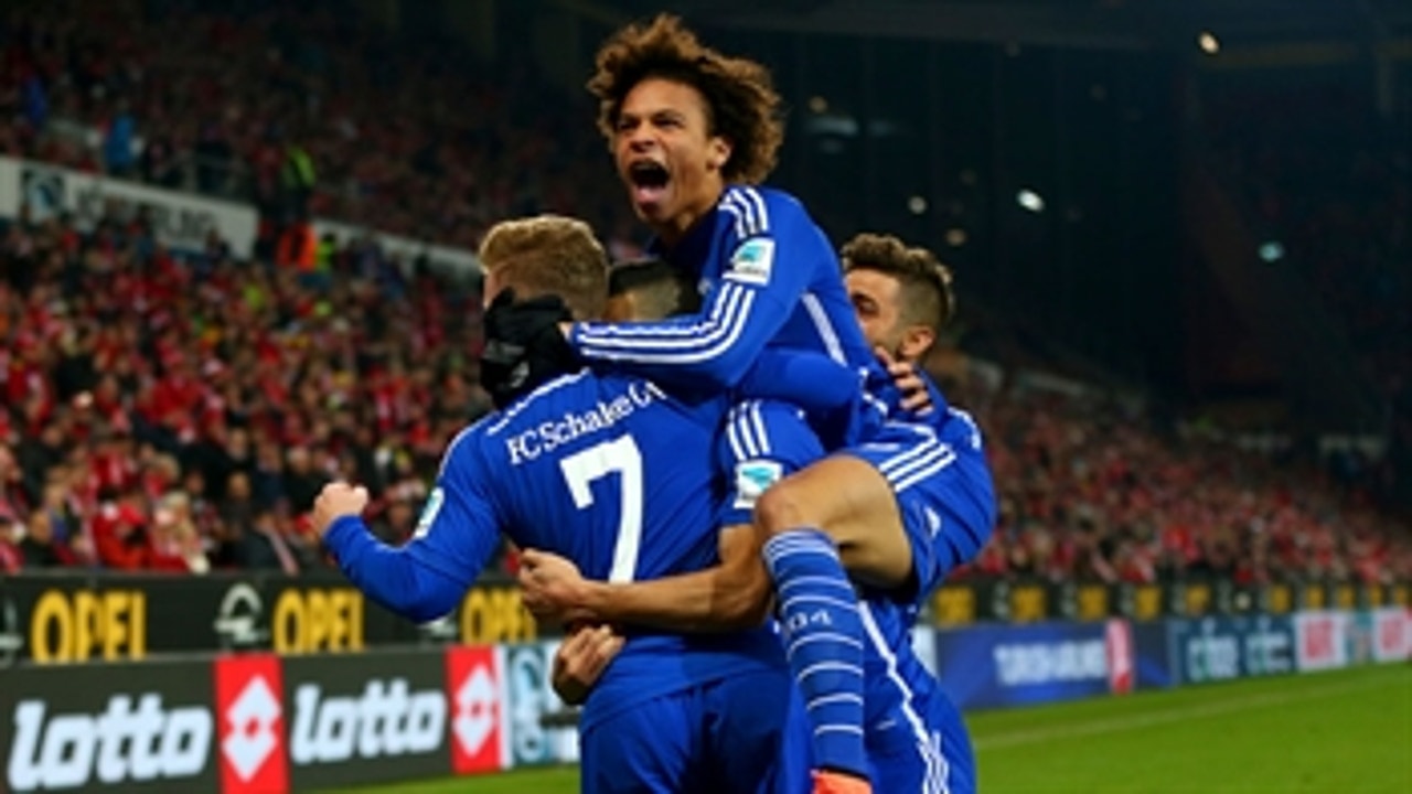 Amazing run from Sane gives Schalke 04 1-0 lead ' 2015-16 Bundesliga Highlights