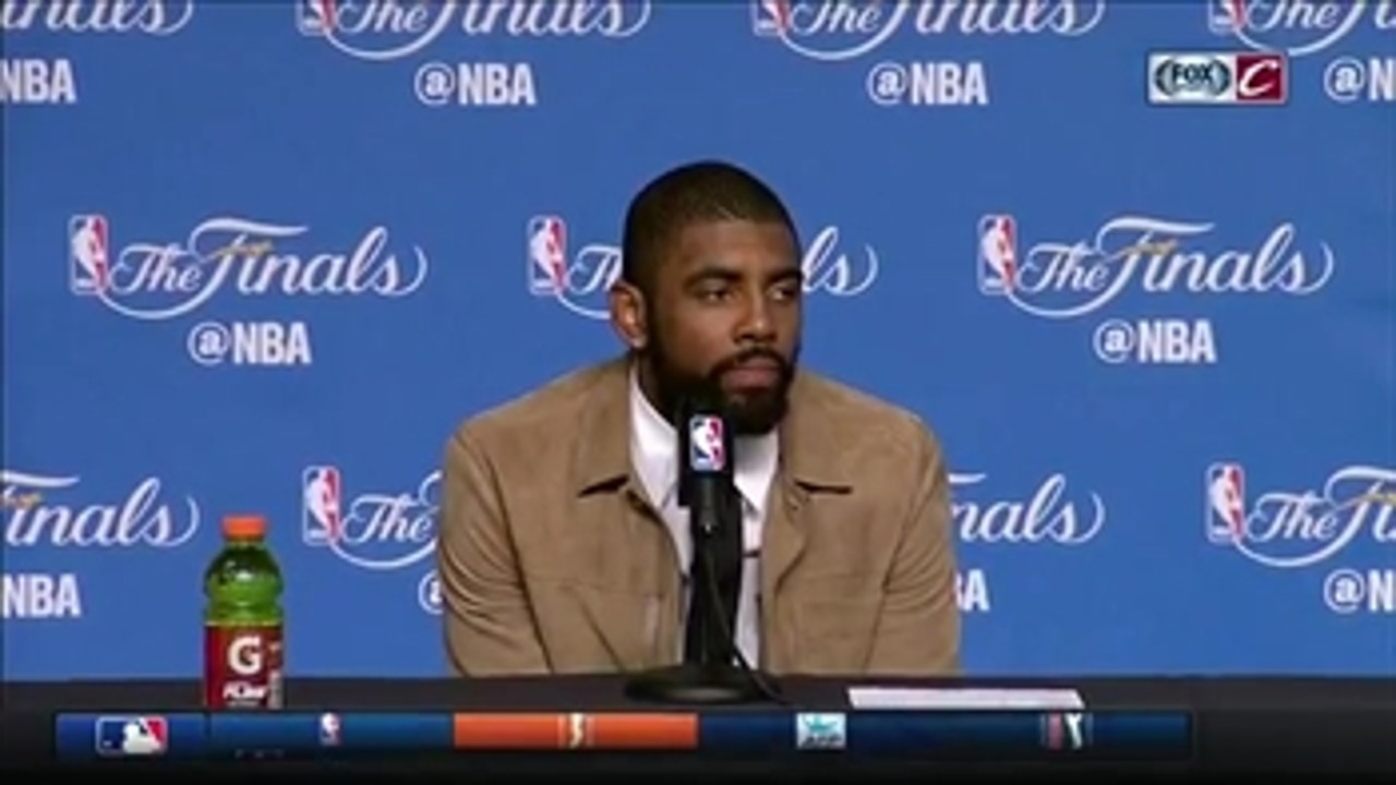 Kyrie did not want the Warriors to celebrate on his homecourt