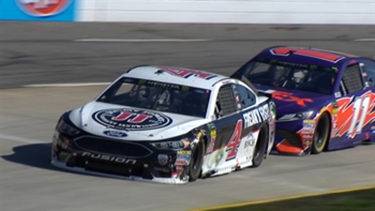 Here's what happened between Denny Hamlin and Kevin Harvick at Martinsville