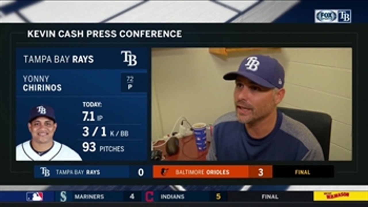 Kevin Cash on loss to Orioles, struggling to produce against Dylan Bundy