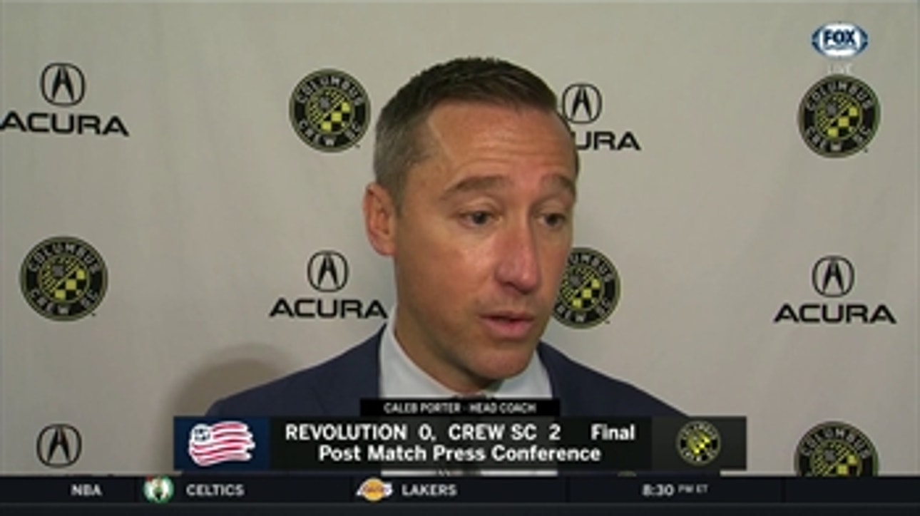 Caleb Porter pleased with Crew's first road win, taking it 'one game at a time'