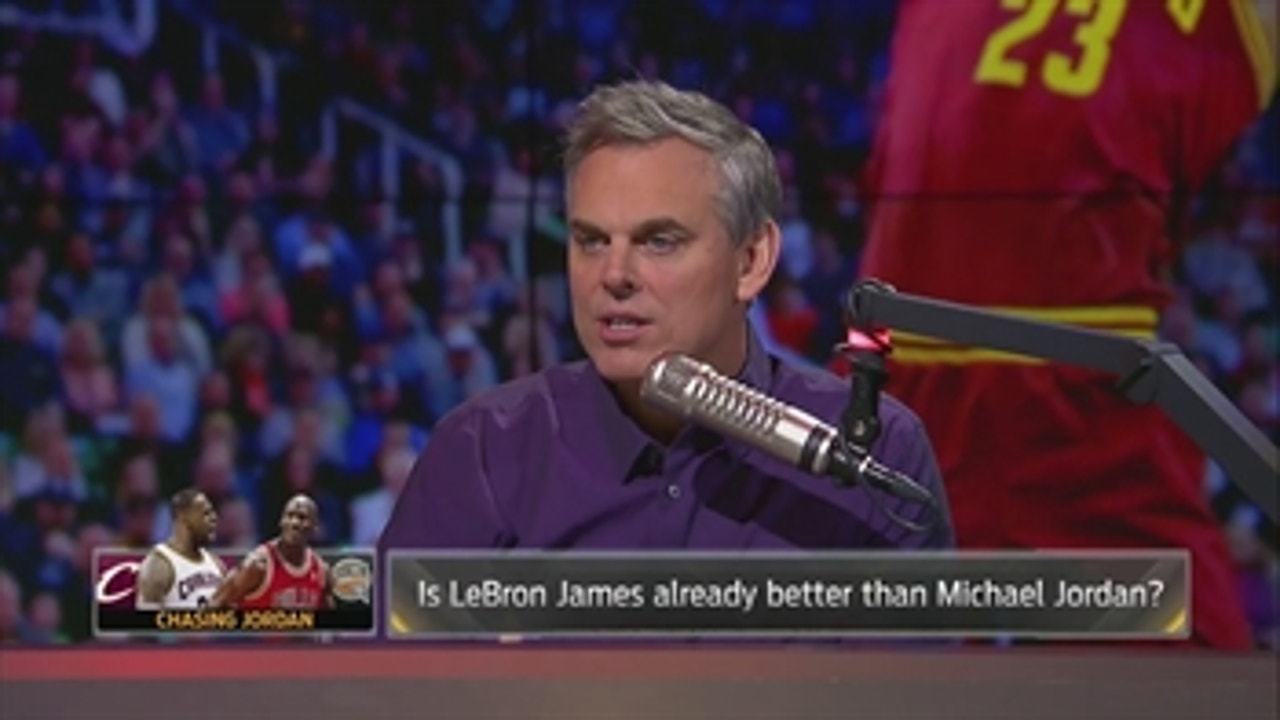 Is LeBron James already better than Michael Jordan? ' THE HERD