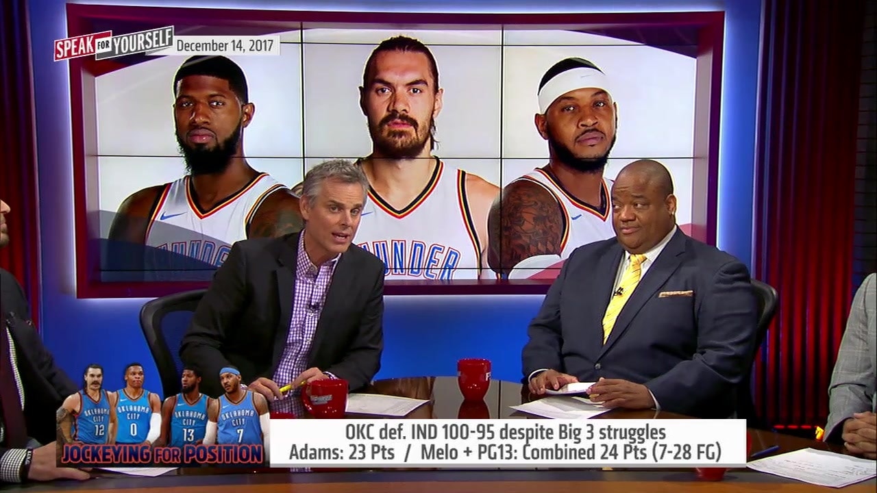 Chris Broussard on Steven Adams play in OKC, LeBron's fit with Lonzo Ball|  SPEAK FOR YOURSELF