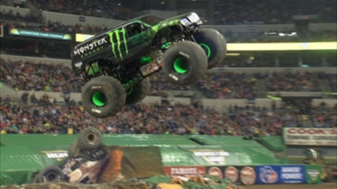 Monster Energy wins Indy freestyle - 2016 Monster Jam