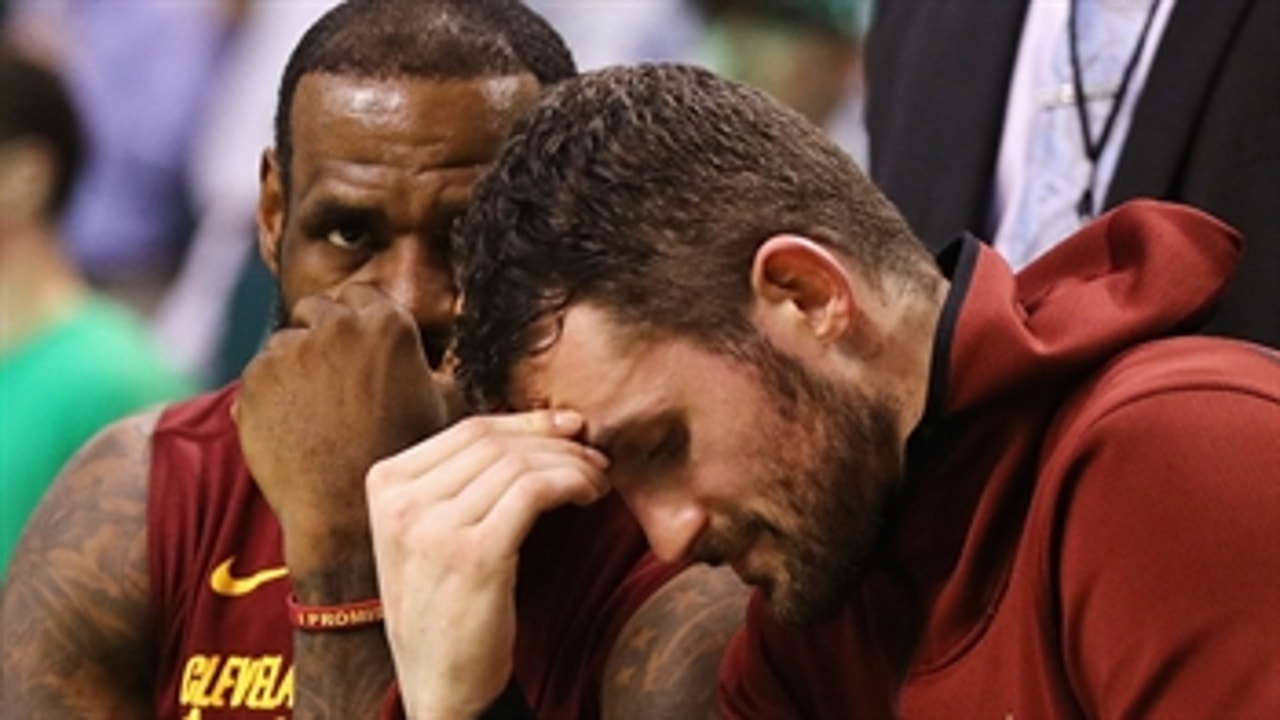 Nick Wright reacts to LeBron's Cavs falling to the Celtics in Game 2 of the Eastern Conference Finals