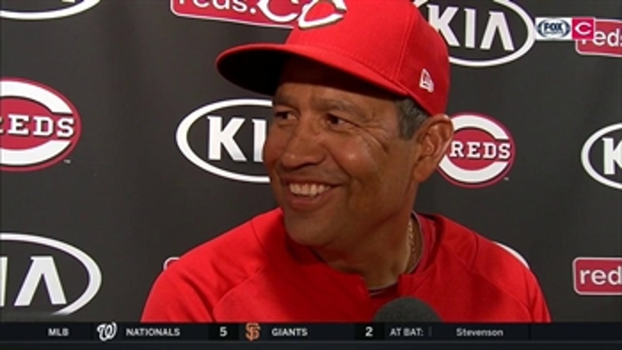 Freddie Benavides on 4-2 record as Reds interim manager: 'It's the way these guys play'