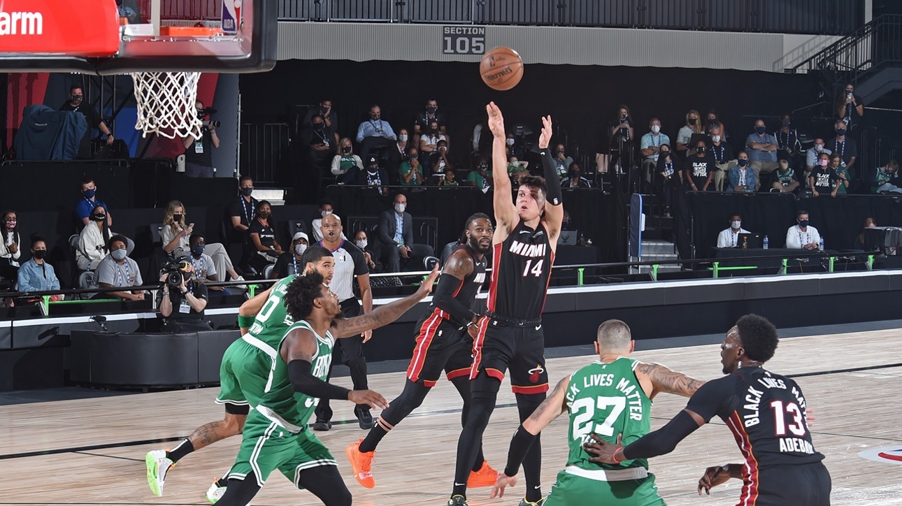 Nick Wright reacts to Tyler Herro's record-setting 37-point Game 4 performance vs Celtics | FIRST THINGS FIRST