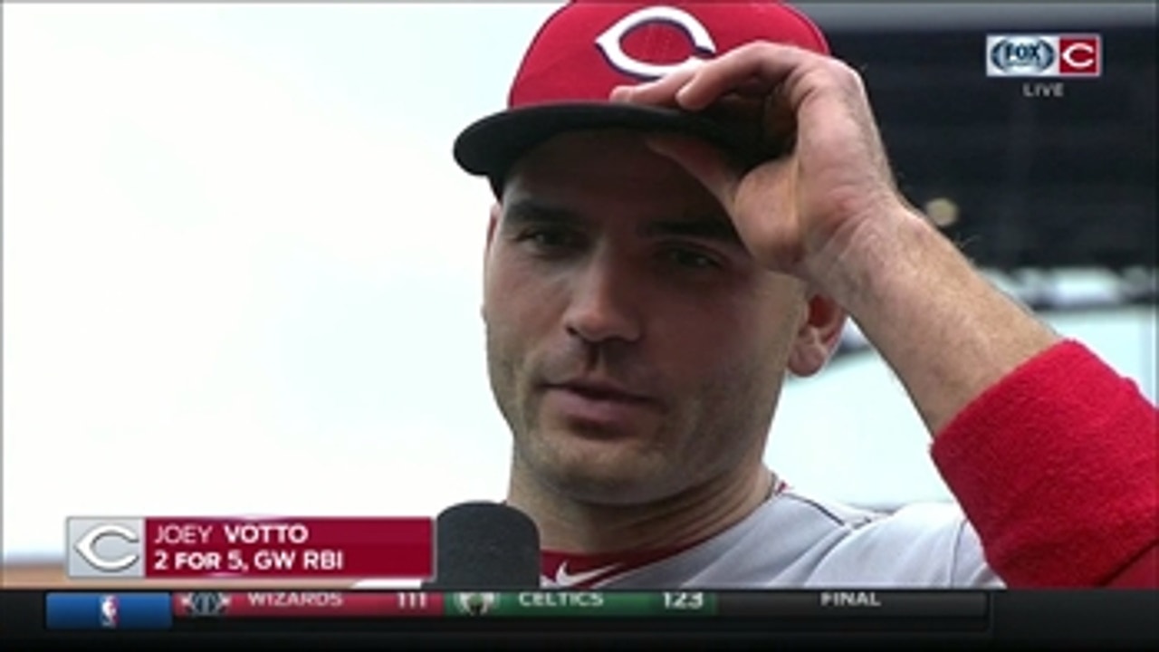Joey Votto forgot Reds rallied from four runs down because of bugs bothering him
