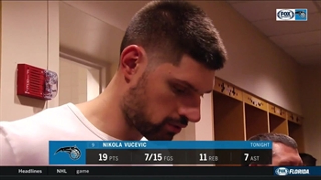 Nikola Vucevic says Magic need to learn from loss to Mavericks