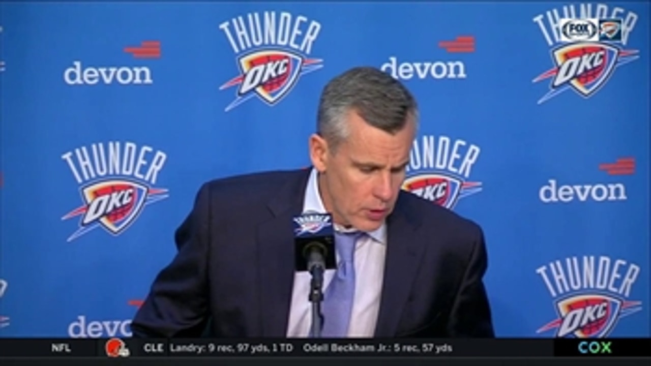 Billy Donovan: 'Our guys battled and competed the whole game' ' Thunder Live