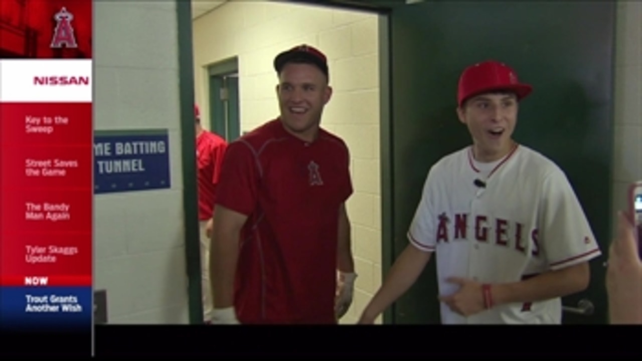 Angels Live: Mike Trout and Make-A-Wish with Nicholus Sutton