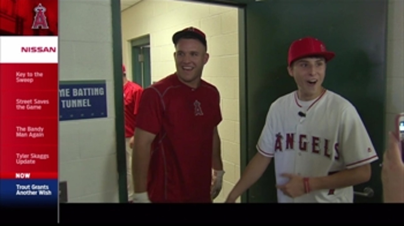 Angels Live: Mike Trout and Make-A-Wish with Nicholus Sutton