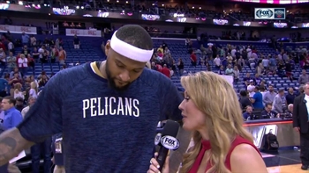 DeMarcus Cousins: 'It just feels good to get a win'