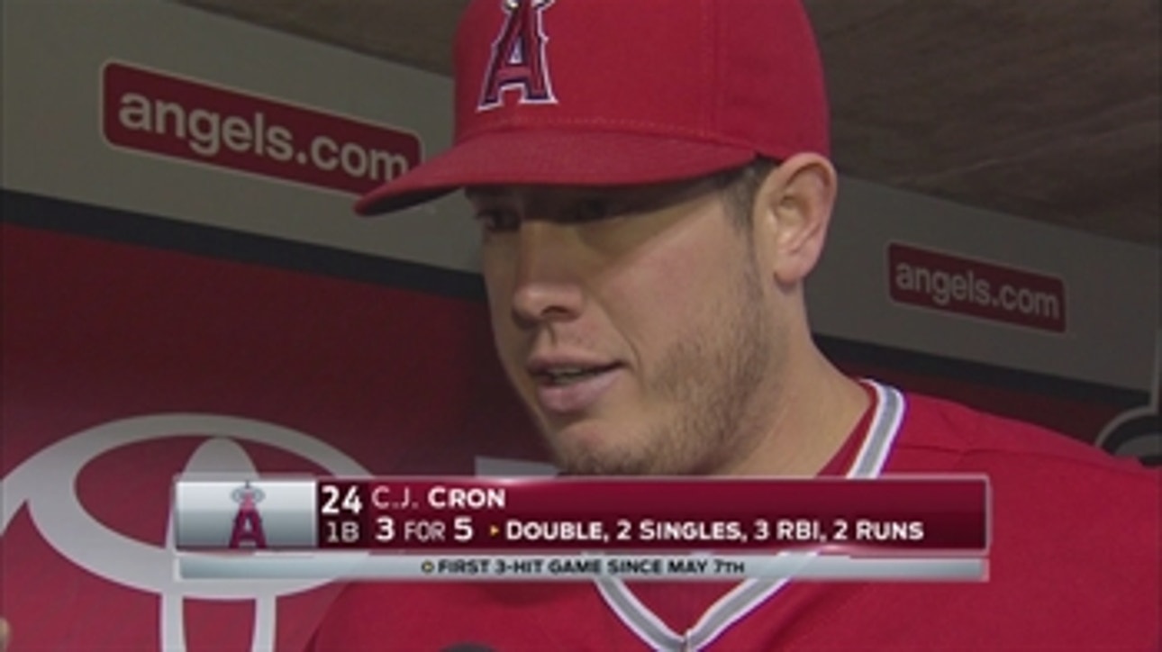 Angels' CJ Cron: We're playing with 'more confidence' after win vs. Twins